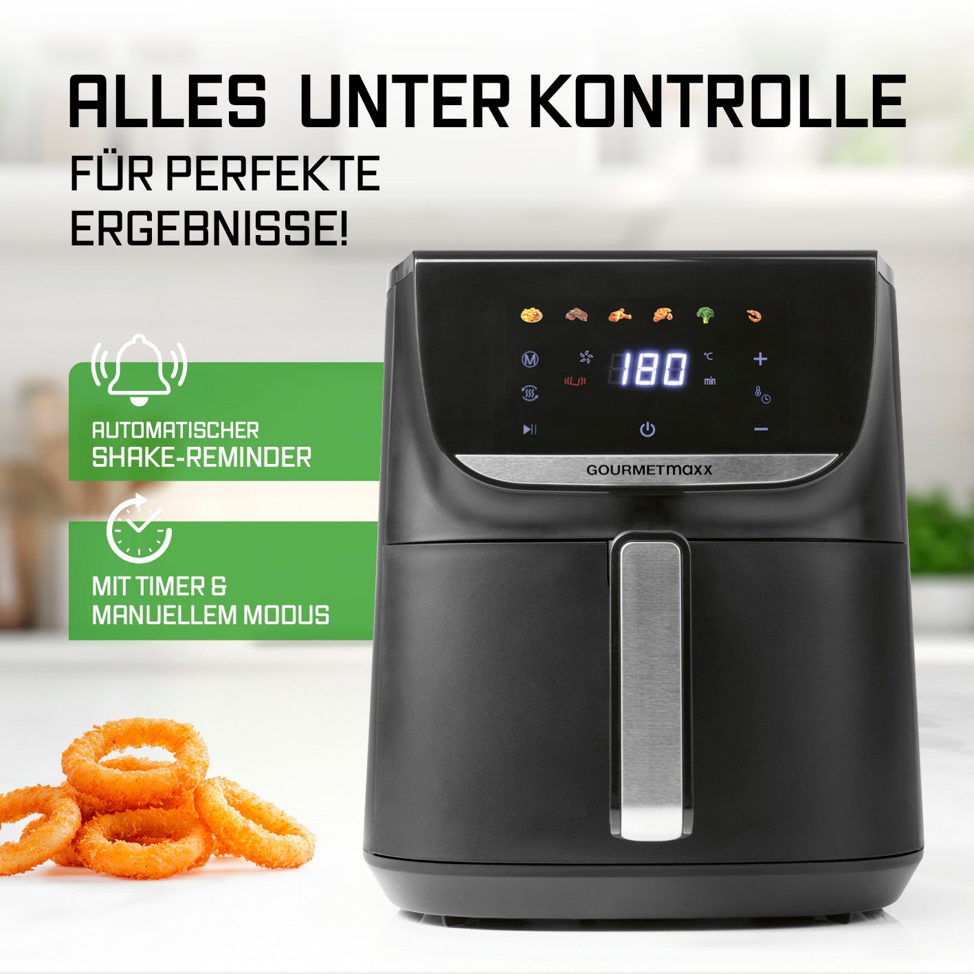 Heißluft-Fritteuse mit Form (rund)